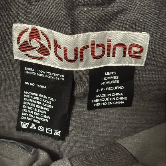 Turbine Men’s Small Gray Insulated Snow Pants - Picture 7 of 8